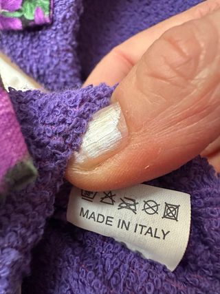 Pantofole viola in spugna 37-39