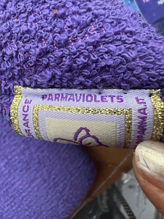 Pantofole viola in spugna 37-39