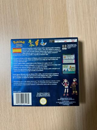 Pokémon Zafiro GameBoy Advance Original Pal Esp🇪🇸