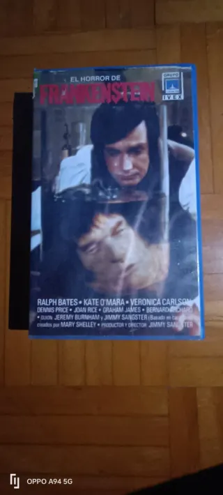 Película VHS El Horror de Frankenstein