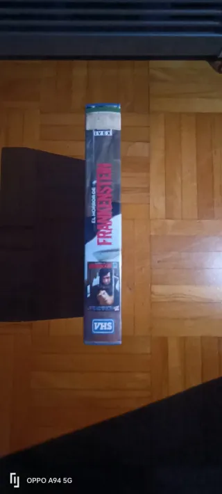 Película VHS El Horror de Frankenstein