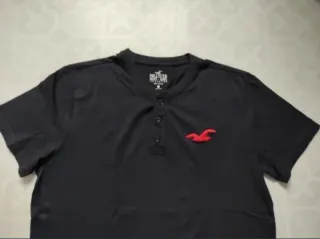 Camiseta Hollister Negra Talla M