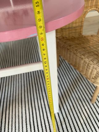 Mesa infantil VTV + 2 silloncitos ratán