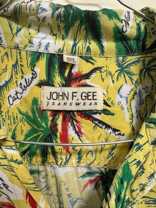 Camisa Hawaiana Vintage John F. Gee