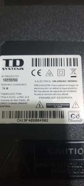 Placa Base TD Systems MB-M9216-P-CL-0118