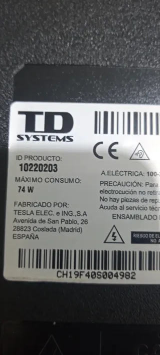 Placa Base TD Systems MB-M9216-P-CL-0118