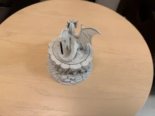 Hucha dragón desmontable