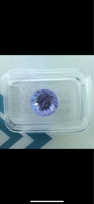 Tanzanita 3,49 ct Redonda Certificada IGI