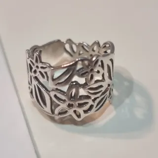 Anillo Tous Plata Flores