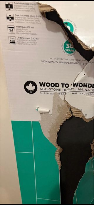 Suelo vinílico imitación madera