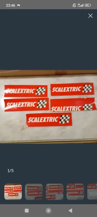 Pegatinas Scalextric y Ninco