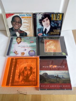Lote 6 CDs Música Variada: Antonio Machín, Valen,