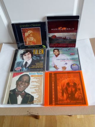 Lote 6 CDs Música Variada: Antonio Machín, Valen,