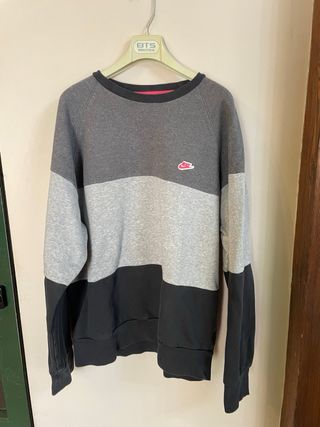 Sudadera Nike Gris y Negra