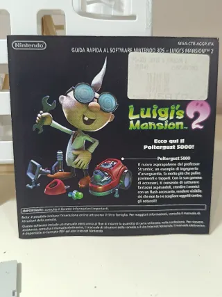 Luigi's Mansion 2 Nintendo 3DS Cartucho y Manual