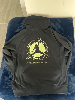 Sudadera Jordan Negra con Logo