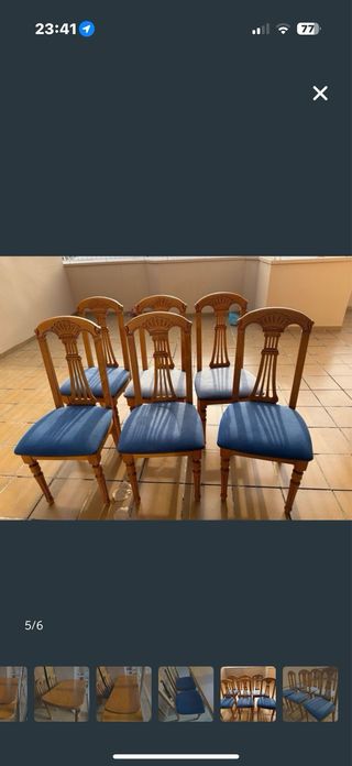 Mesa comedor extensible madera.