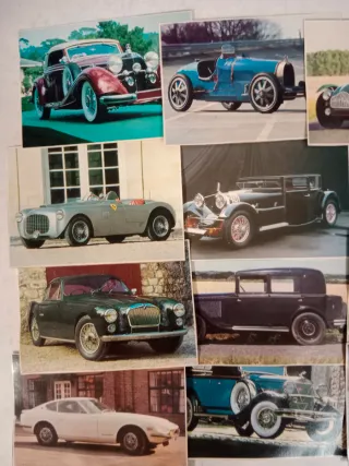 Fichas coches clásicos antiguos