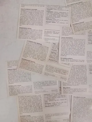 Fichas coches clásicos antiguos