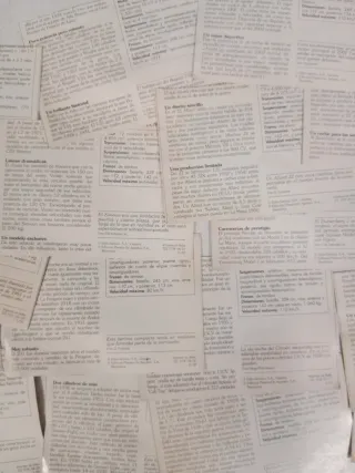 Fichas coches clásicos antiguos