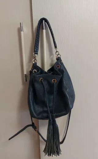 Borsa a secchiello Coccinelle blu