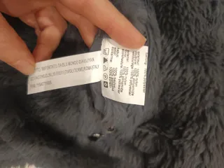 Cazadora reversible mujer gris