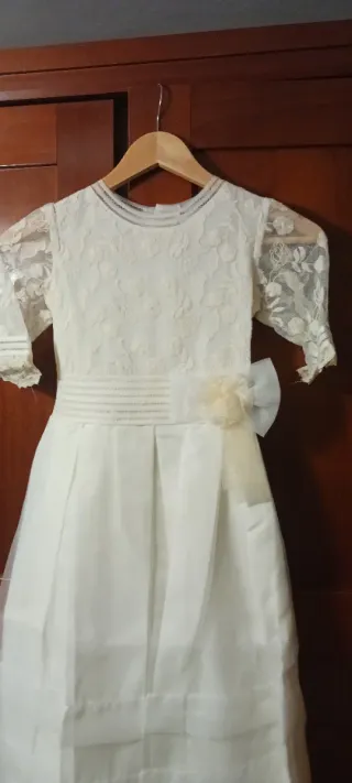 Traje de Comunión Blanco Encaje