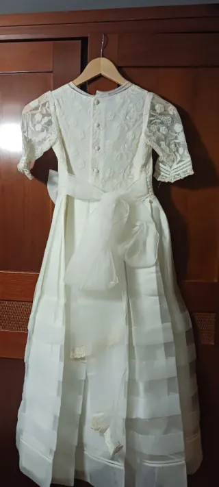 Traje de Comunión Blanco Encaje