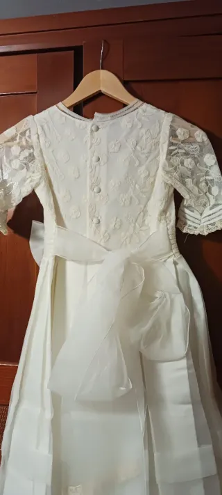Traje de Comunión Blanco Encaje
