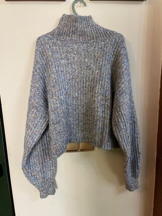 Jersey de punto grueso cuello alto