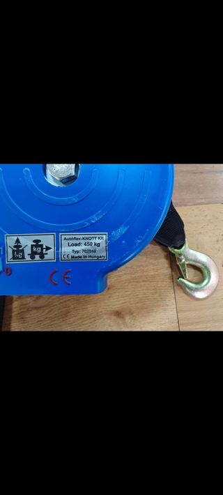 Cabrestante con cinta