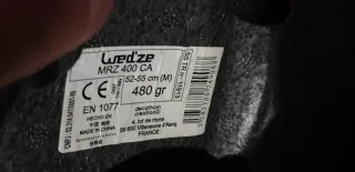 Casco de nieve Wedze rojo niño