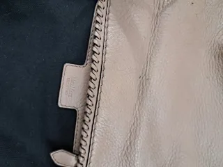 Bolso de mano y bandolera beige/gris