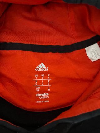 Sudadera Adidas Negra y Roja