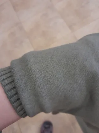 Conjunto jersey y pantalón ancho precioso verde