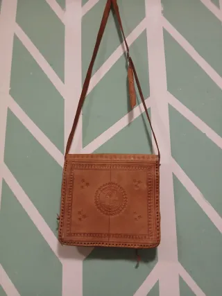 Bolso Piel Hecho a Mano Multicolor