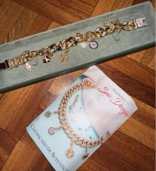 Pulsera Bañada en Oro 1ª Ley