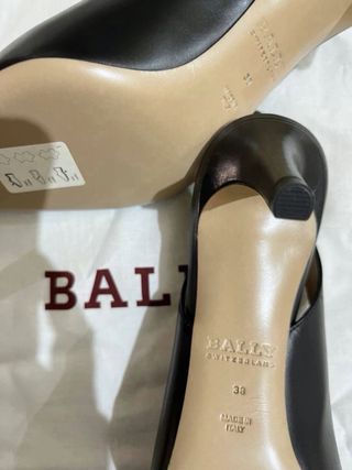 Bally Scarpe Slingback Nere Tg 36/36.5