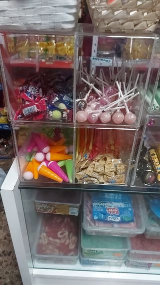 Cajas para chuches de metacrilato