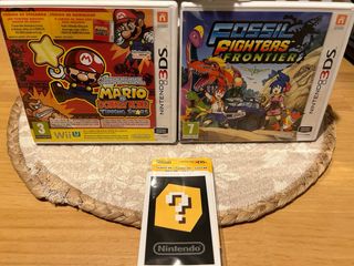 Pack Nintendo 3DS Juegos Mario y Fossil Fighters