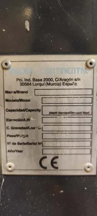 Carretilla Mast Explorer H25DA 4WD