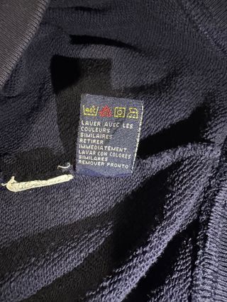 Felpa Tommy Hilfiger Mezza Zip Blu Taglia M