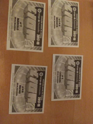 Pack di Figurine Real Madrid della Liga 17/18