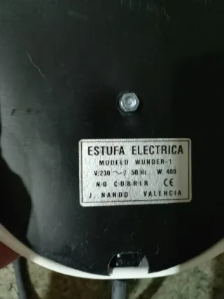Estufa Eléctrica Calefactor