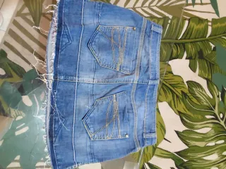 Falda vaquera Y2K vintage