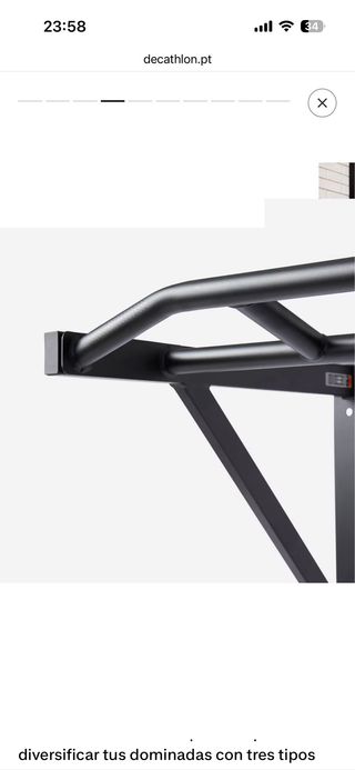 Barras de dominadas para interior/exterior