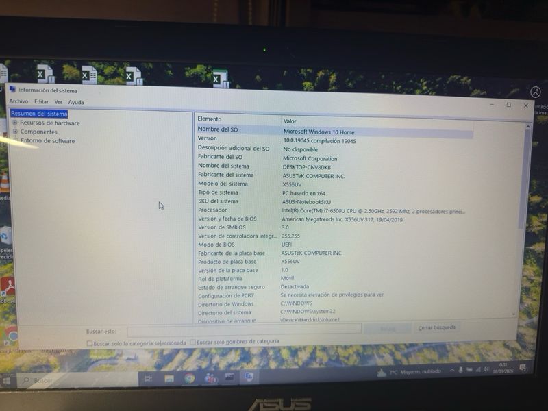 Portátil ASUS X556U afbeelding 3