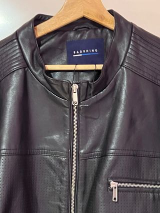 CAZADORA BADRHINO NUEVA PIEL SINTÉTICA