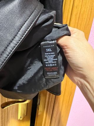 CAZADORA BADRHINO NUEVA PIEL SINTÉTICA