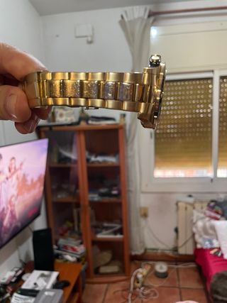 Reloj Festina Cronógrafo Dorado Acero Inoxidable